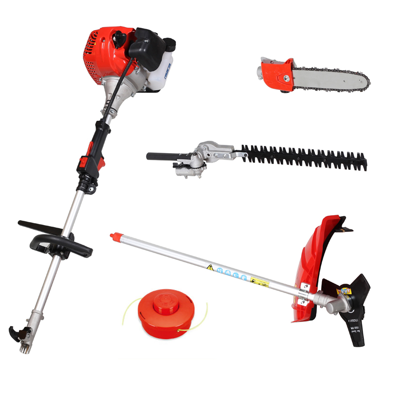 Gasoline 4 in 1, Brush Cutter, Pole trimmer, Pole saw.